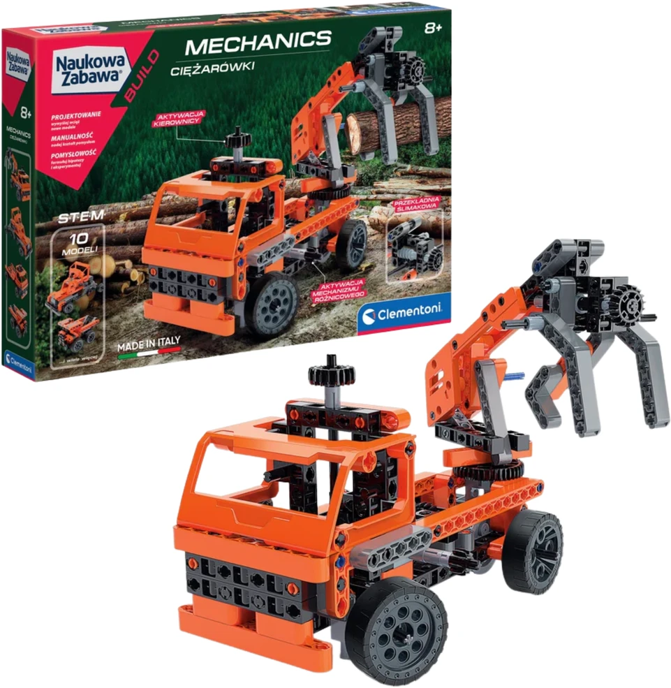 Konstrukcinis komplektas - Mechanics - Sunkvežimiai - Clementoni 60992