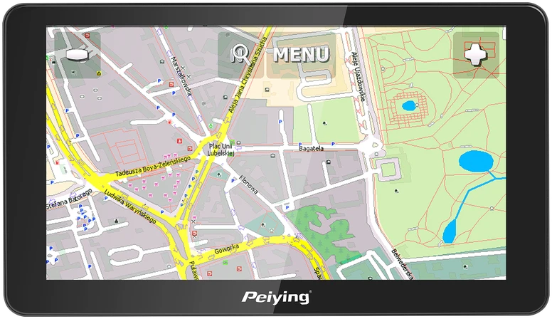 Peiying Alien PY-GPS7014 GPS navigacija + ES žemėlapis