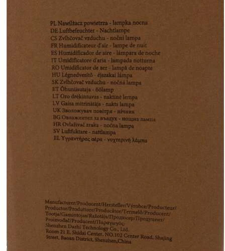 Oro drėkintuvas - naktinė lemputė Ruhhy 24378