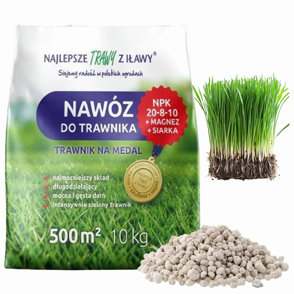 Nawóz Vejos trąšos, daugiakomponentės, NPK 20-8-10 granulės, 10 kg, 500 m