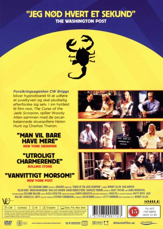 Nefritinio Skorpiono prakeiksmas (klasikinis Woody Alleno filmų filmas)