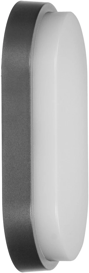 Sieninis šviestuvas NEFRYT LED 10W, sodo šviestuvas, 800lm, IP54, 4000K, pilkas