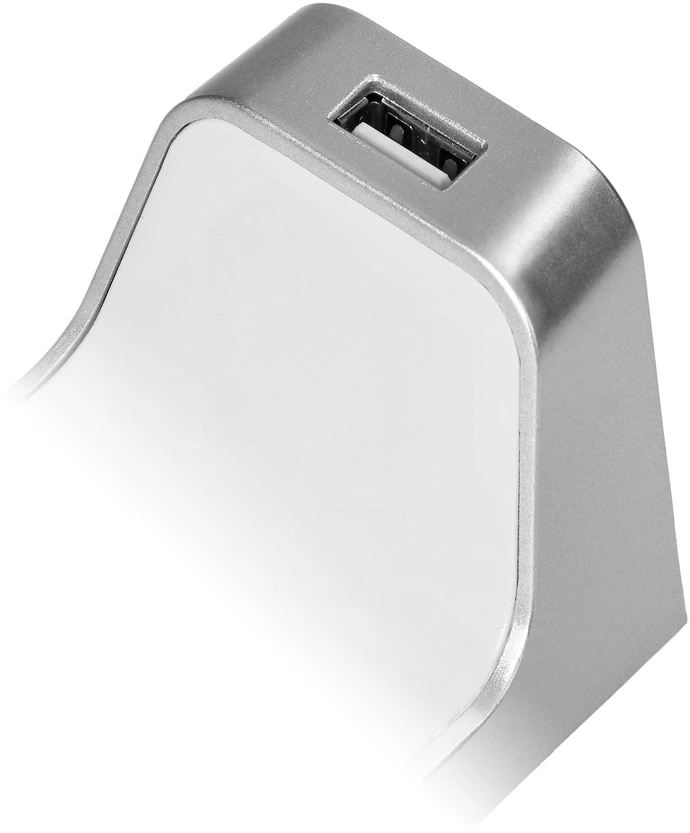 Orno NELA 5 LED šviestuvų komplektas po spintele, 4x2W+7.5W, 4000K, su USB, baltos spalvos