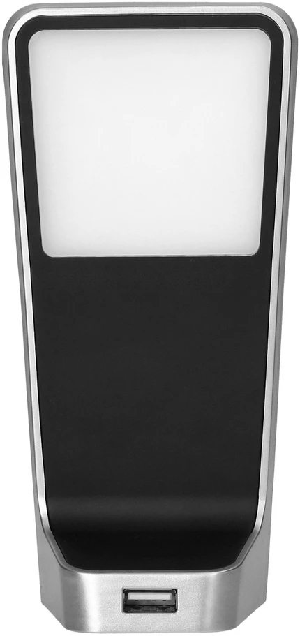 Orno NELA 5 LED šviestuvų komplektas po spintele, 4x2W+7.5W, 4000K, su USB, juodos spalvos