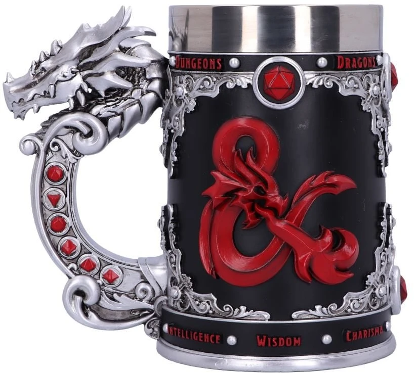 Gertuvė Nemesis Now Dungeons & Dragons bokalas | 15,5 cm