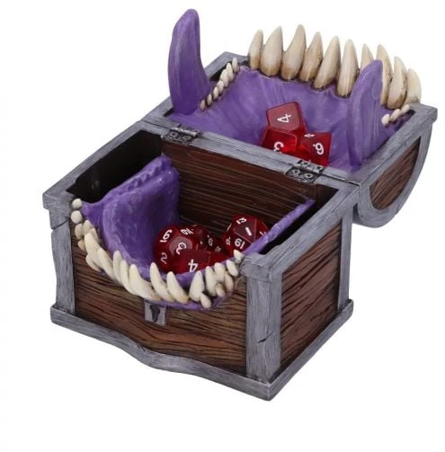 Nemesis Now Dungeons & Dragons Mimic Kauliukų Laikymo Dėžutė | 11.3cm