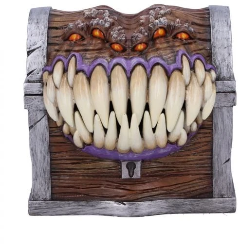 Nemesis Now Dungeons & Dragons Mimic Kauliukų Laikymo Dėžutė | 11.3cm