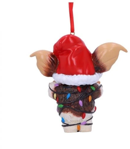 Nemesis Now Gremlinų Gizmo su fėjų girliandomis pakabinamas ornamentas