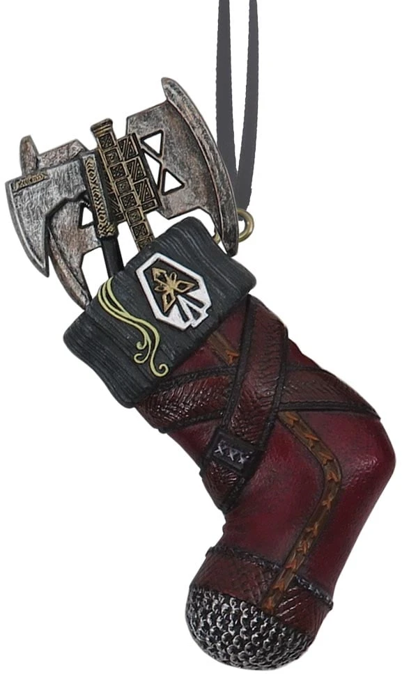 Nemesis Now Žiedų valdovo Gimli kojinės pakabinamas ornamentas