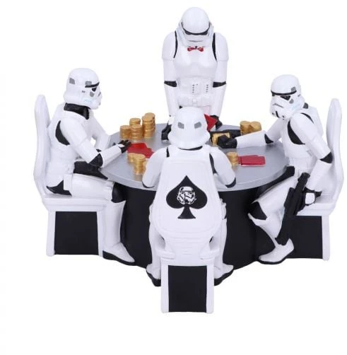 Nemesis Nowstar Wars „Stormtrooper“ pokerio veidas 18,3 cm
