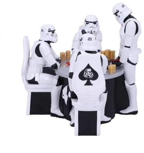Nemesis Nowstar Wars „Stormtrooper“ pokerio veidas 18,3 cm