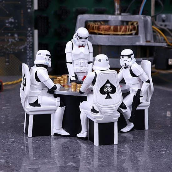 Nemesis Nowstar Wars „Stormtrooper“ pokerio veidas 18,3 cm