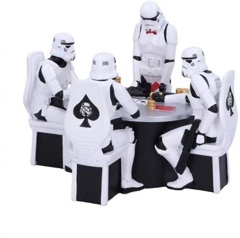 Nemesis Nowstar Wars „Stormtrooper“ pokerio veidas 18,3 cm