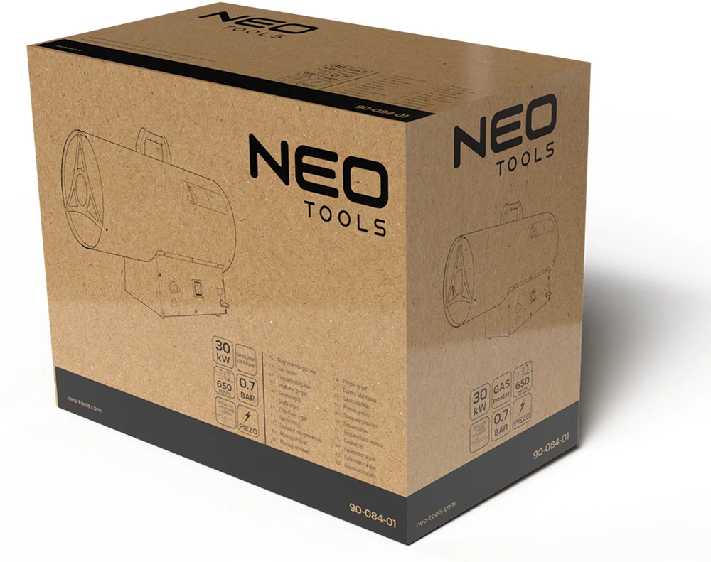 Neo Tools 30kw dujinis šildytuvas
