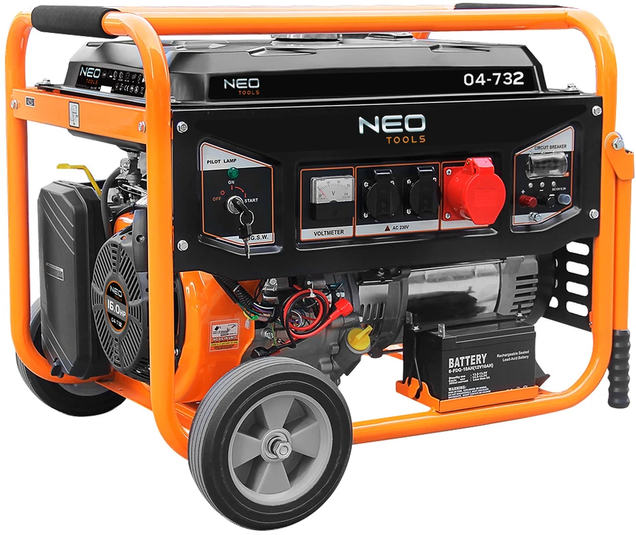 „Neo Tools“ trifazis generatorius 7000 W–7500 W