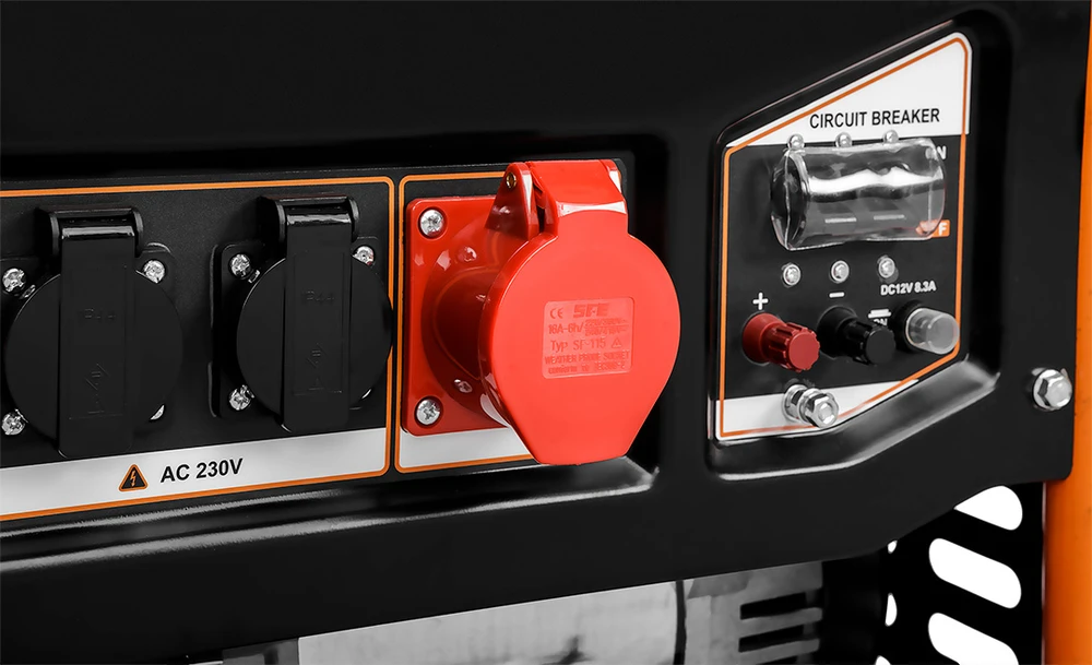 „Neo Tools“ trifazis generatorius 7000 W–7500 W