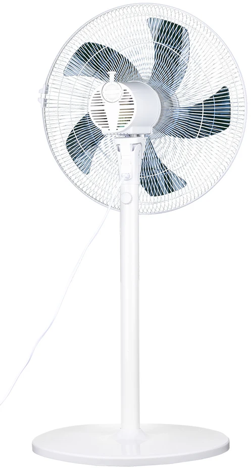 Neo Tools Grindų ventiliatorius 50 W, 40 cm skersmuo, 3 greičiai, svyravimo funkcija, baltas