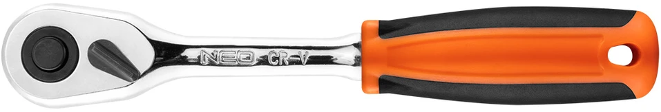 Neo Tools Grzechotka 1/4??, 45 zębów, prosta, 155 mm