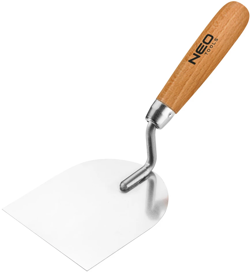 Kielnia Tinko Mentelė NEO 50-133 (100 mm, suapvalinta, medine rankena)
