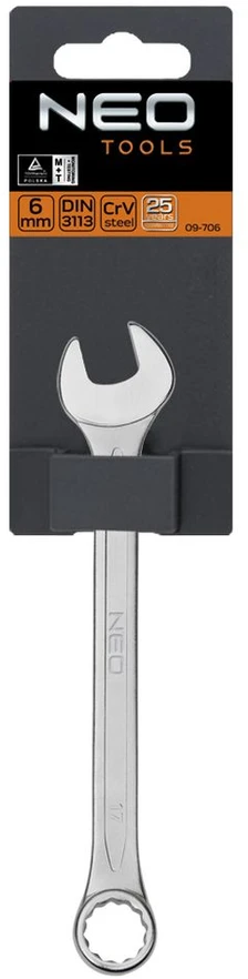 Klucz Raktas kombinuotas NEO 16x200mm, CrV, DIN3113