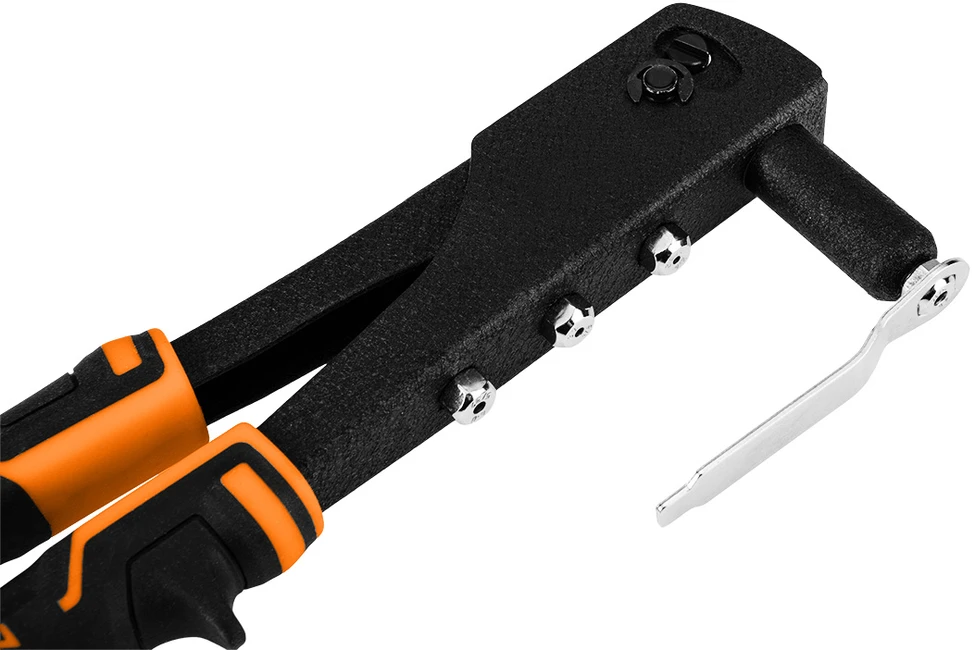Neo Nitownica Kniedžių pistoletas plieninėms ir aliumininėms kniedėms 2,4/3,2/4,0/4,8 mm