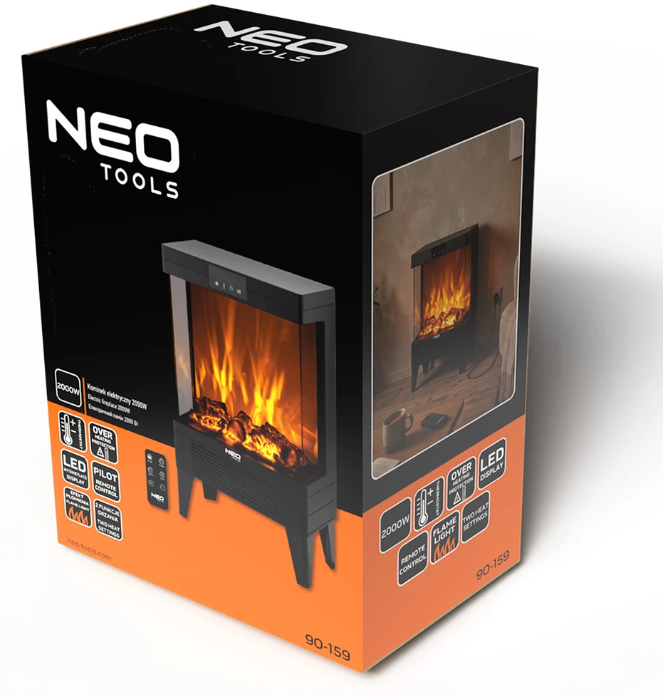 Neo Tools Kominek elektrinis 2000W