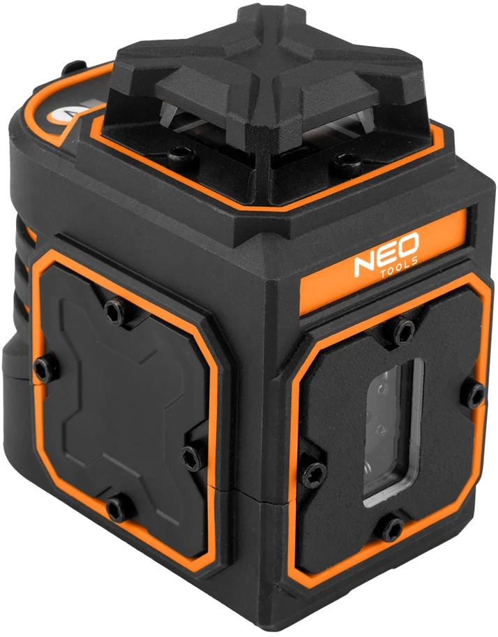 Neo Tools lazerinis 30 m plokštuminis lazeris, 5 linijos, 360° horizontalus, su dėklu ir 1,5 m trikoju