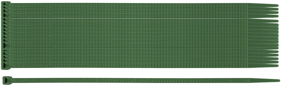 Neo Tools Opaski zaciskowe ogrodowe 3.6 x 200 mm, 50 vnt., žalia