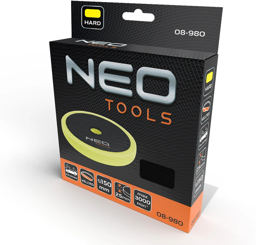 Neo Tools Poliravimo padas NEO, 150 x 25 mm, kietas