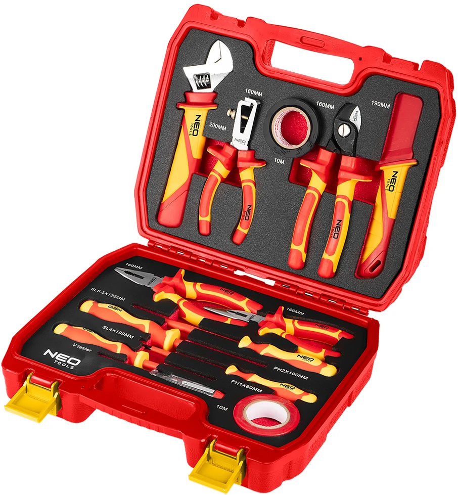 Neo Tools Rinkinys Elektriko rinkinys 13 dalių dėkle