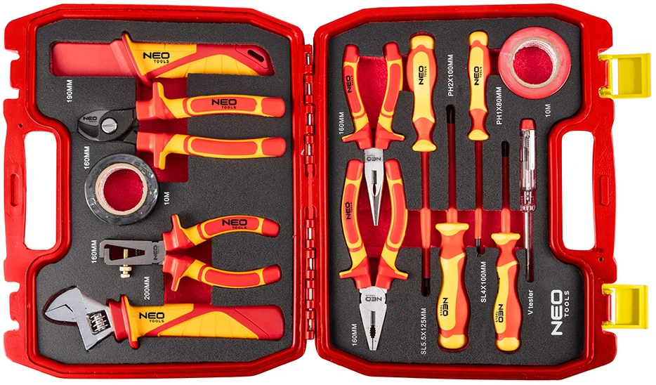 Neo Tools Rinkinys Elektriko rinkinys 13 dalių dėkle