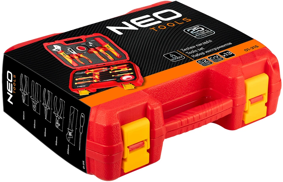 Neo Tools Rinkinys Elektriko rinkinys 13 dalių dėkle