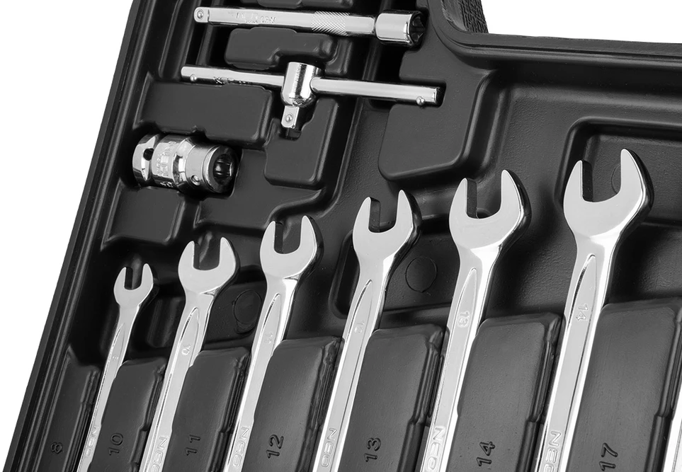 NEO tools 10-058 įrankių galvutė ir galvučių rinkinys