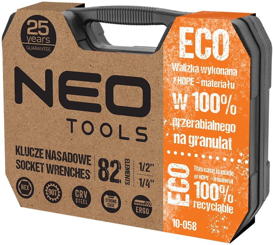 NEO tools 10-058 įrankių galvutė ir galvučių rinkinys