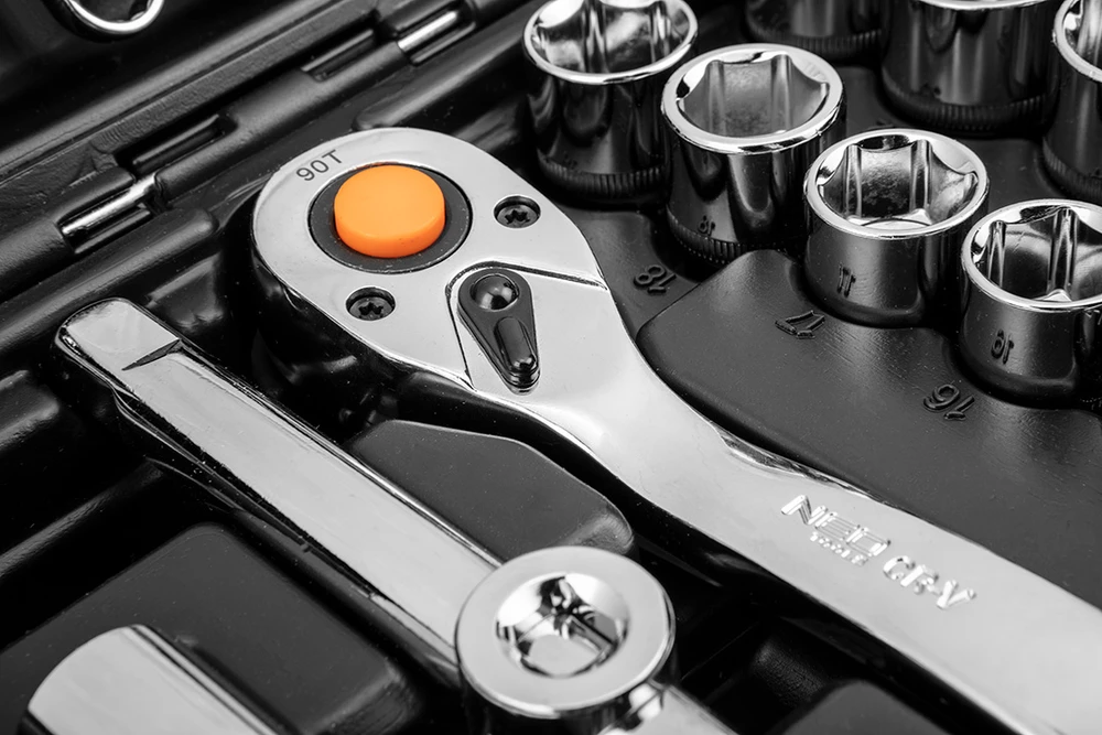 NEO tools 10-058 įrankių galvutė ir galvučių rinkinys