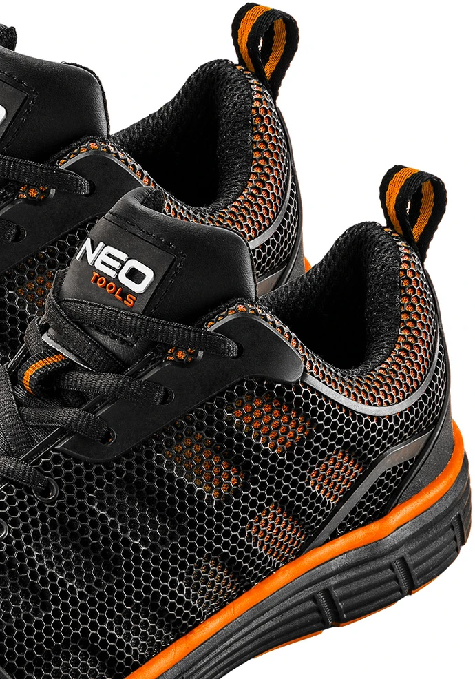 Półbuty Darbiniai batai Neo S1, juodi/oranžiniai