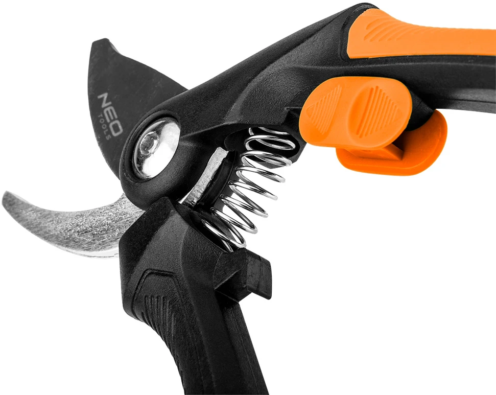 Neo Tools Sekator by-pass 210 mm, zakres do 20 mm, materiał: PP, uchwyt pokryty gumą TPR
