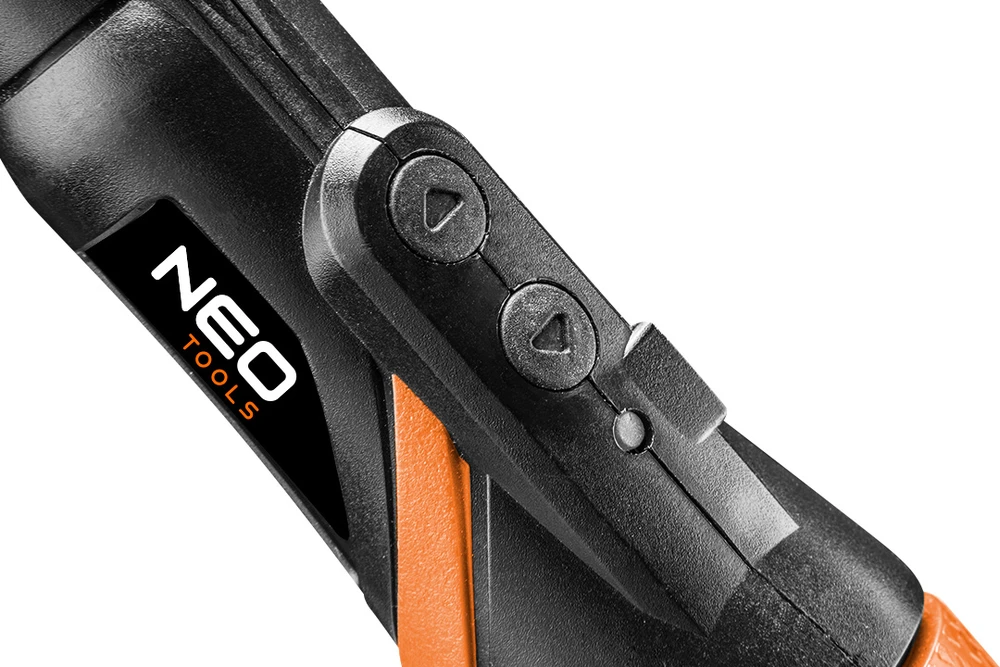 Neo Tools Wkrętak USB-C 3,6 V ličio jonų belaidis atsuktuvas, plastikinė dėžutė + priedai