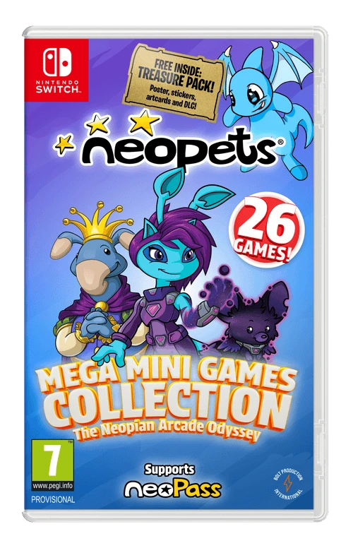 Neopets: Mega Mini Games Collection - The Neopian Arcade Odyssey (Day 1 Edition) - Nintendo Switch