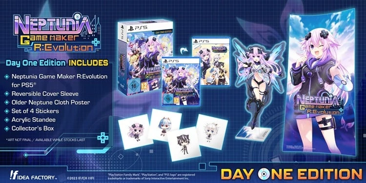 Idea Factory Idėjų fabrikas „Neptunia Game Maker R:Evolution“ („Pirmos dienos leidimas“) – „PlayStation 4“.