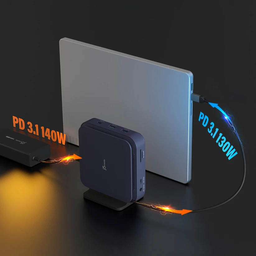 J5create – C tipo dokas su dviguba 4k HDMI jungtimi