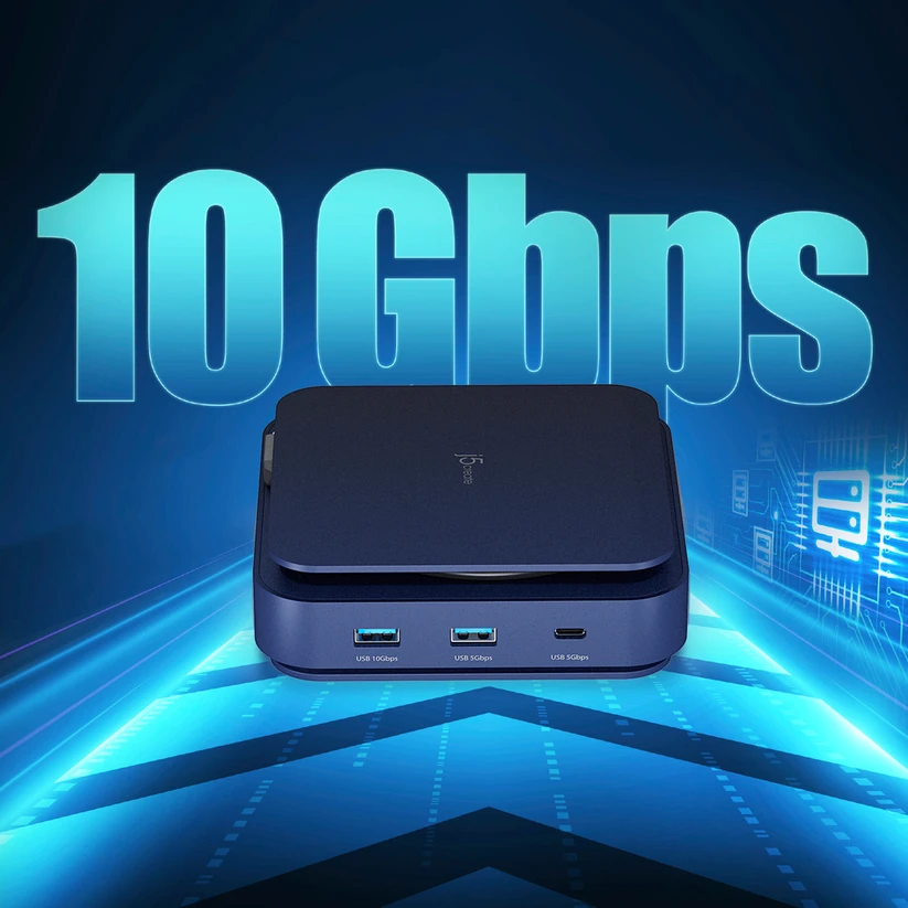 J5create – C tipo dokas su dviguba 4k HDMI jungtimi