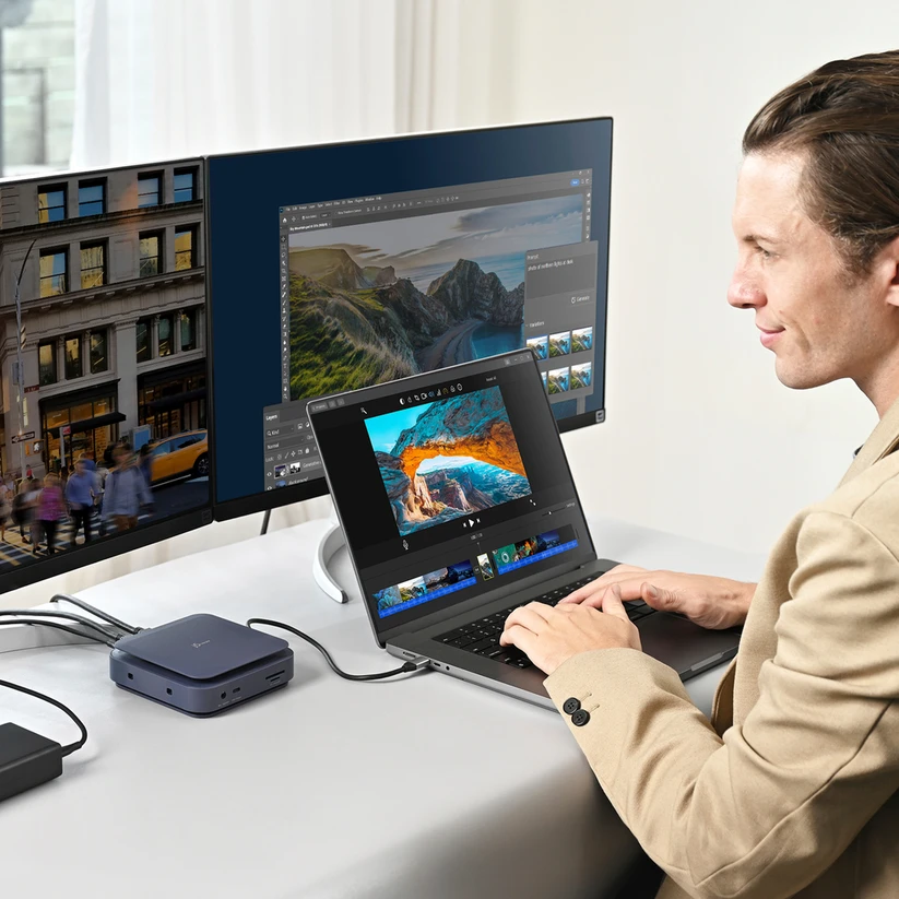 J5create – C tipo dokas su dviguba 4k HDMI jungtimi