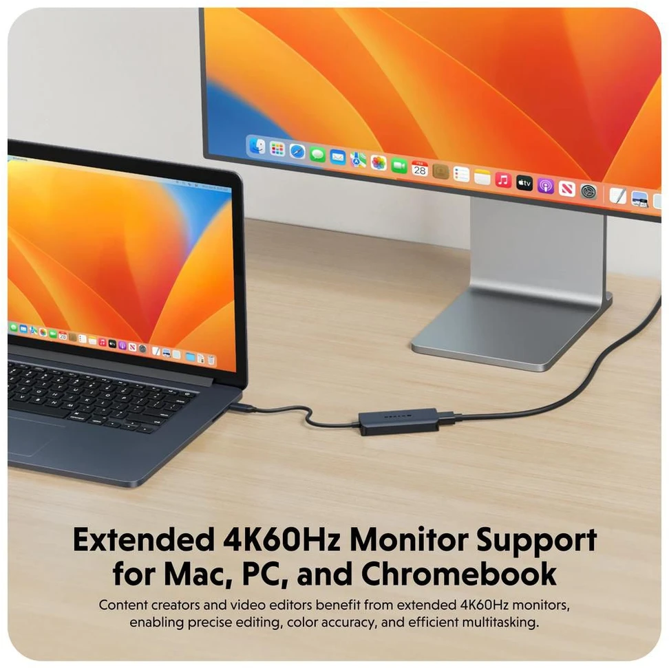 Hiper | HyperDrive Next 4 prievadų USB-C šakotuvas | HD4001GL | HDMI jungtys kiekis 1