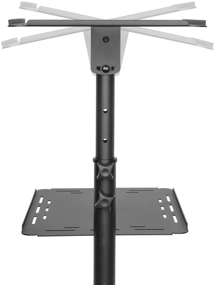 Nešiojamas staliukas projektoriui/nešiojamam kompiuteriui Maclean reguliuojamas, plieno, max. 10 kg, MC-207