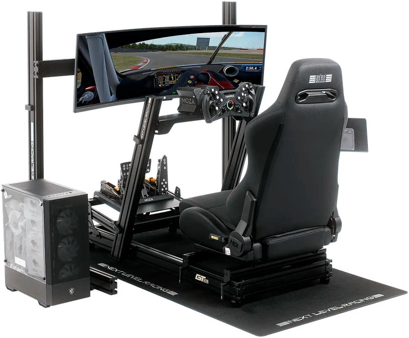Next Level Racing XL Premium grindų kilimėlis | Juodas