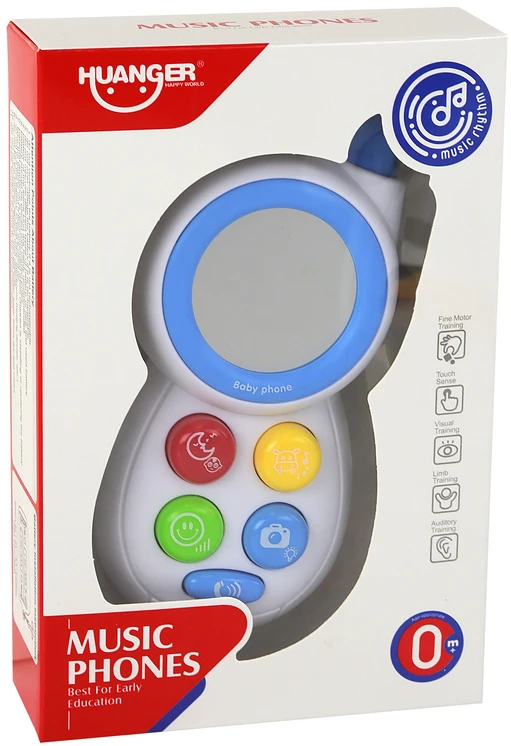 Niebieski Interaktyvus žaislinis telefonas Mėlyna Children's