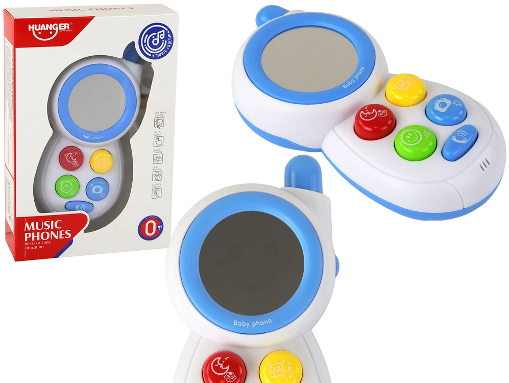 Niebieski Mėlyna Interaktyvus žaislinis telefonas Mėlyna Children's