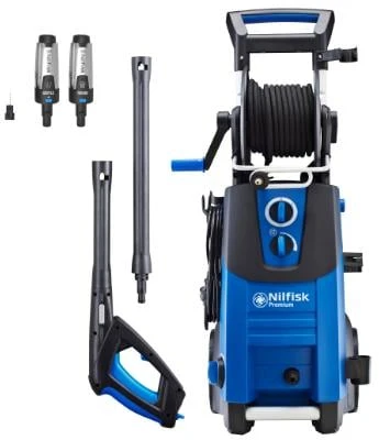 Nilfisk Nilfish PREMIUM 180-10 EU Slėginė plovimo mašina Vertikali Elektrinė 610 l/h 2900 W Mėlyna, Juodas
