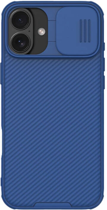 iPhone 16 Plus Nillkin CamShield Pro dėklas telefonui mėlynos spalvos